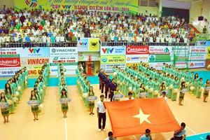 Khai mạc giải bóng chuyền nữ quốc tế Cúp VTV Bình Điền 2014